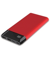 Dexim SY15 Led Ekranlı Hızlı 10.000mAh Powerbank Kırmızı DCA0027-R - 1